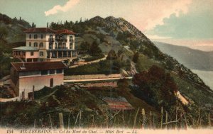 Vintage Postcard 1910's AIX-LES-BAINS Col du Mont du Chat Hotel Bret