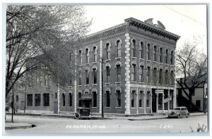 Decorah Iowa IA RPPC Photo Postcard Side View Norwegian American Museum c1940's