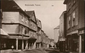 Totnes Devon Lion Brewery Butterwalk c1910 Real Photo Postcard