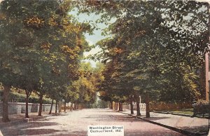 WASHINGTON STREET CUMBERLAND MARYLAND POSTCARD (c. 1910)