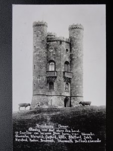 Worcestershire BROADWAY TOWER RP Postcard by Packers Studio