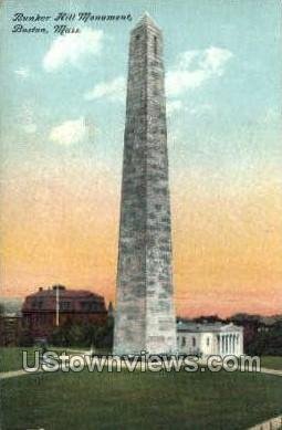 Bunker Hill Monument - Boston, Massachusetts MA  