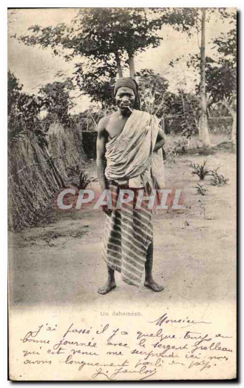 An Old Postcard Dahomey Dahomey
