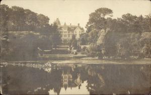 Del Monte CA Hotel Del Monte Lagoon c1910 Real Photo Postcard