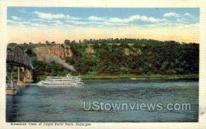 Riverside View of Eagle Point Park  - Dubuque, Iowa IA  