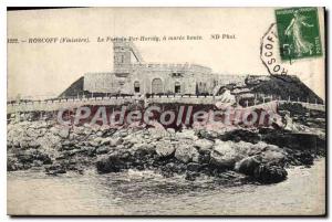 Postcard Old Fort Roscoff From Per Haridy A Maree Haute