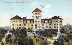 Windsor Hotel Jacksonville Florida 1908 postcard