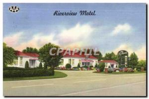 Postcard Old Riverview Motel