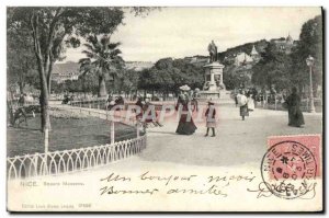 Postcard Old Nice Massena Square