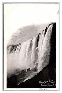 Horse Shoe Falls Niagara Falls NY New York UNP Unused Vignette UDB Postcard P27