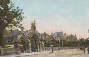 Watts Alms Houses Rochester Kent Antique Postcard