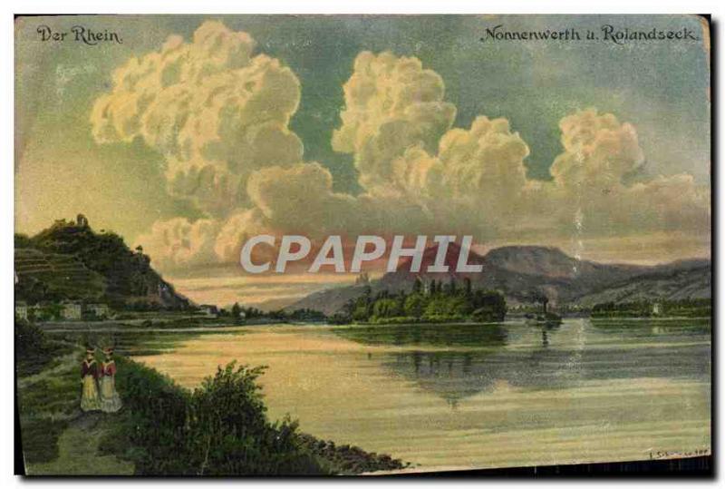 Postcard Old Der Rhein