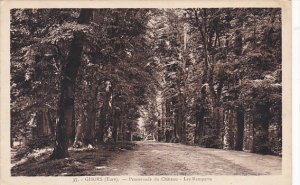 France Gisors Promenade du Chateau Les Remparts 1953