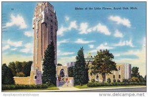 Michigan Royal Oak The Shrine Of The Little Flower 1957