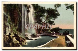 Postcard Old Nice Cascade du Chateau