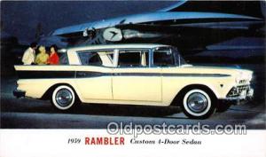  Postcard Post Card 1959 Rambler Custom 4 Door Sedan