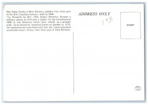 c1950's The Talon Vaults of Dow Brewery Quebec City Canada Vintage Postcard