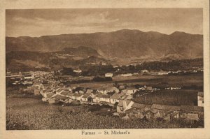 PC AZORES / PORTUGAL, FURNAS, ST. MICHAEL'S, Vintage Postcard (B41250)