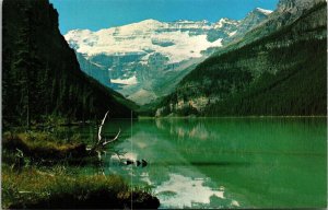 Canadian Rockies Lake Louise Victoria Glacier Jewel Postcard UNP VTG Unused 