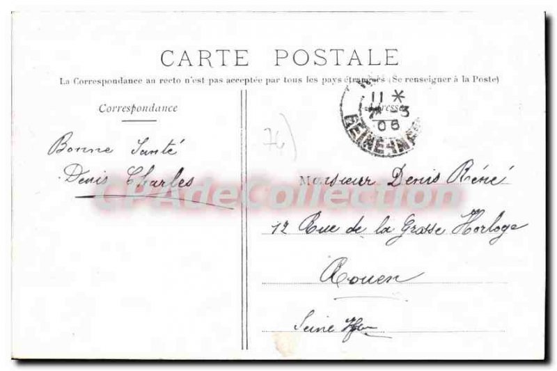 Old Postcard Evian Les Bains Vue Generale