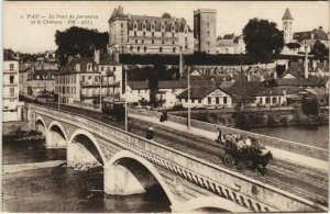 CPA Pau Pont de Jurancon et le Chateau FRANCE (1124651)