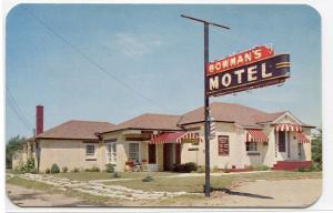 Bowmans Hotel Niles Michigan 1960s postcard