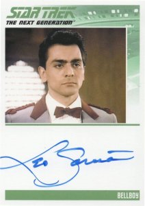 Leo Garcia Star Trek Hand Signed Autograph Trading Card