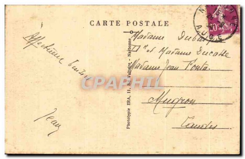 Old Postcard The Narbonne Hotel de Ville