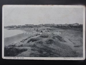 LOSSIEMOUTH Stotfield From The Beach BATHING HUTS Old PC by J.D Yeadon of Elgin
