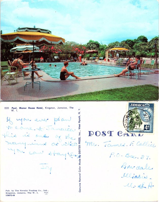 Pool, Manor House Hotel, Kingston, Jamaica, The W. I.