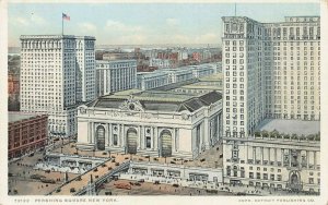 Pershing Square, Manhattan, N.Y.C., Early Postcard, Detroit Publishing Co.