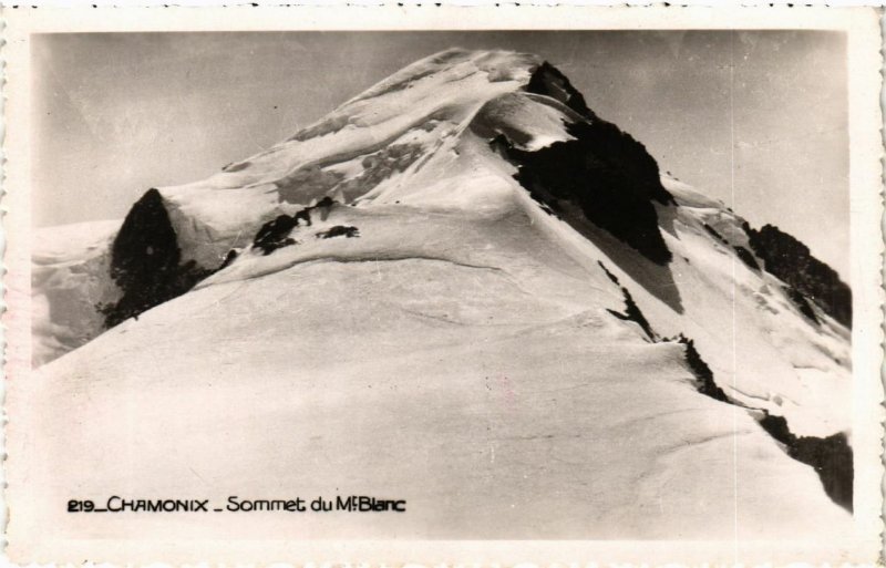 CPA CHAMONIX - Sommet du Mt-Blanc (248185)