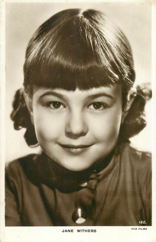 Child actress Jane Withers photo postcard