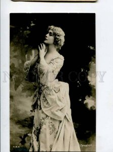 415095 Lina CAVALIERI Italian OPERA Singer WIG Vintage PHOTO