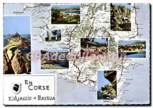 Modern Postcard From Ajaccio Corsica Bavella A