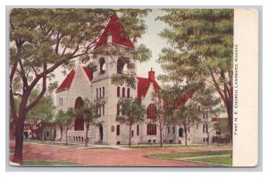 Postcard First M. E. Church Lawrence Kansas