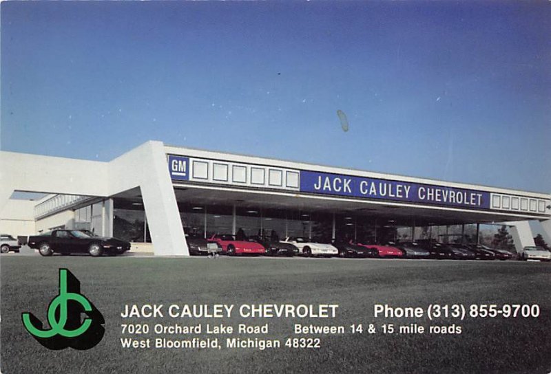 Jack Cauley Chevrolet West Bloomfield, Michigan, USA Race Car Unused 