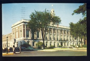 Waterbury, Connecticut/CT/Conn Postcard, City Hall, 1950's Cars