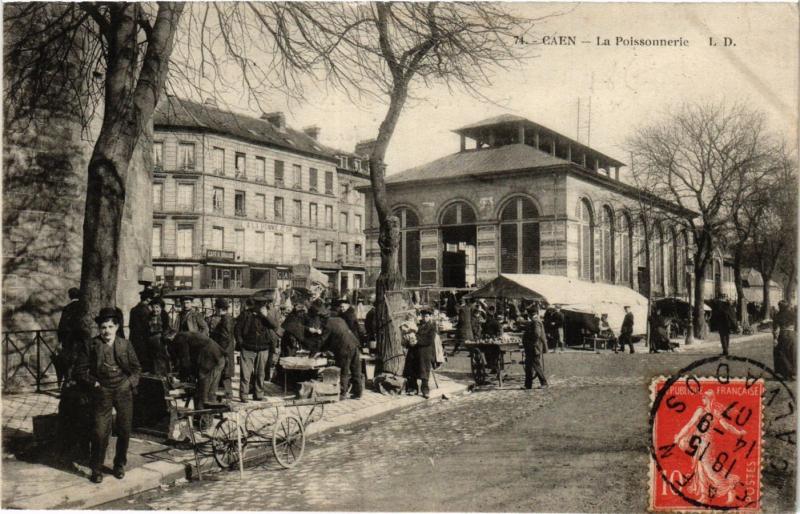 CPA CAEN - La Poissonnerie (383822)