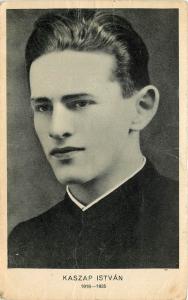 Vintage Postcard Kaszap Istvan Hungarian Jesuit Novicius Unposted