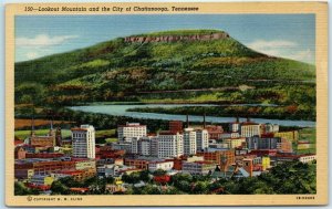 Postcard - Lookout Mountain and the City of Chattanooga, Tennessee
