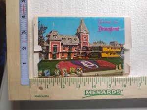 Postcard Folder Greetings from Disneyland, Anaheim, California