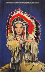 Princess Pale Moon Of The Choctaws Choctaws, Oklahoma USA 1944 