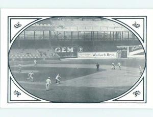 Unused 1970's Postcard PAST ERA VIEW OF BASEBALL STADIUM New York City NY HM5044