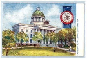 The  Alabama State Capitol Montgomery Alabama AL, Tuck's Oilette Postcard