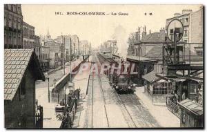 Old Postcard Colombes Train Train TOP