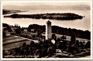 Mainaublick Germany, Konstanz A. B. Mit Real Photo RPPC, Vintage Postcard