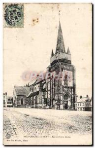 Neufchatel en Bray - The Church of Our Lady - Old Postcard