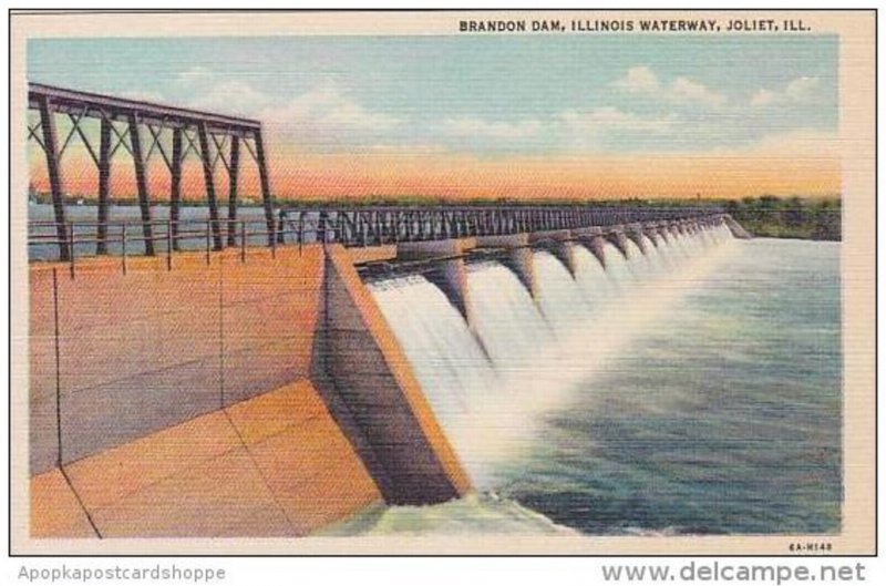 Illinois Joliet Brandon Dam Illinois Waterway