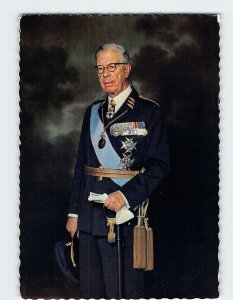 Postcard Portrait of Gustaf VI Adolf The King of Sweden